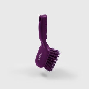 AMD4P-315 254mm Stiff Fill Short Handled Brush - Anti-Microbial - AMD4P