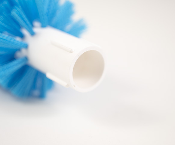 75mmØ Medium Crimped Fill Plastic Core Tube Brush - B1529/75 - Image 2
