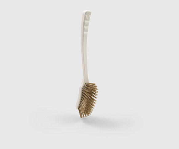 406mm Stiff Fill Long Handled Brush - PEEK Heat Resistant - D9-PEEK