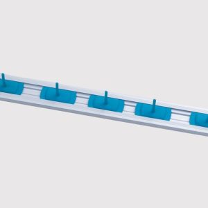 HD11B-315.jpeg 515mm Aluminium Hanging Rail with 5 Coloured Hooks Set - HD11