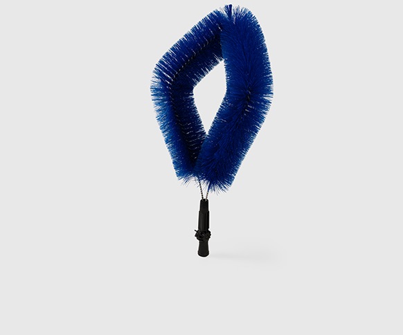 120mmØ Curved Twisted Wire Brush Head - T1072