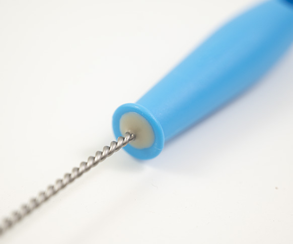 25mmØ Medium Fill Long Twisted Stainless Steel Wire Brush - T832 - Image 2