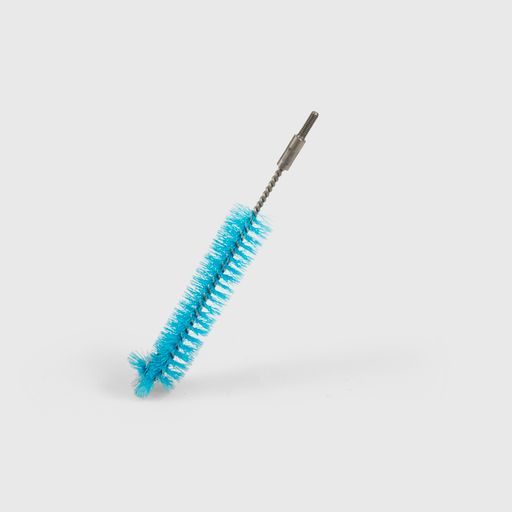 20mmØ Medium Crimped Fill Twisted Stainless Steel Wire Head Brush with Ferrule - T962