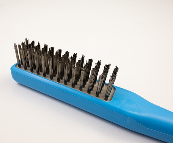 279mm Stiff Fill Stainless Steel Wire Scratch Brush - Resin Set - WS6SRES - Image 2